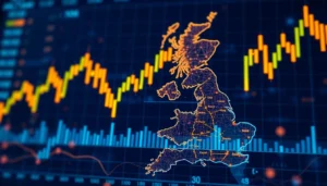Financial Markets News UK Stock charts and market data highlighting recent trends and volatility